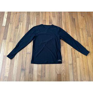 Hot Chillys Base Layer Shirt Men's Black Compression Outdoors Hiking USA Size L